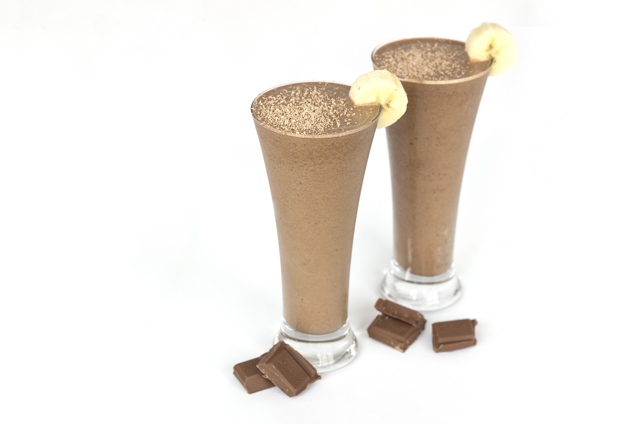 smoothie milkshake chocolate free photo
