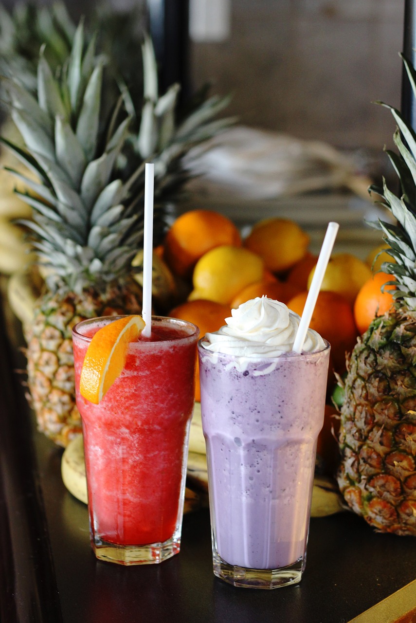 smoothie fruit pineapple free photo