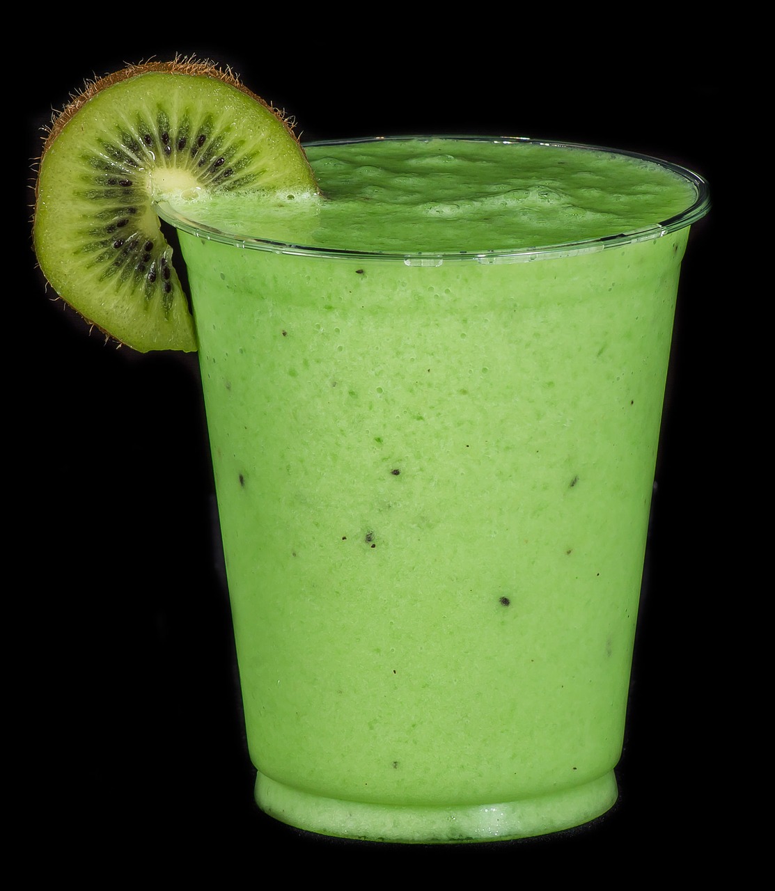 smoothie drink kiwi spinach free photo