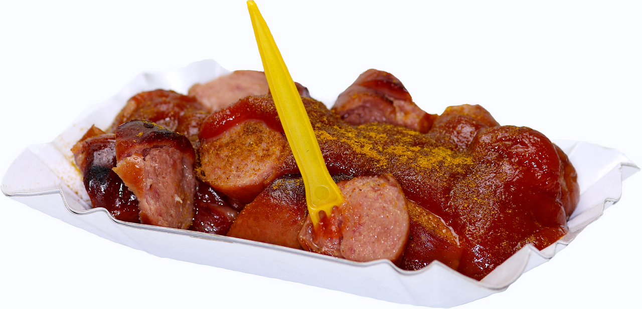 snack currywurst eat free photo