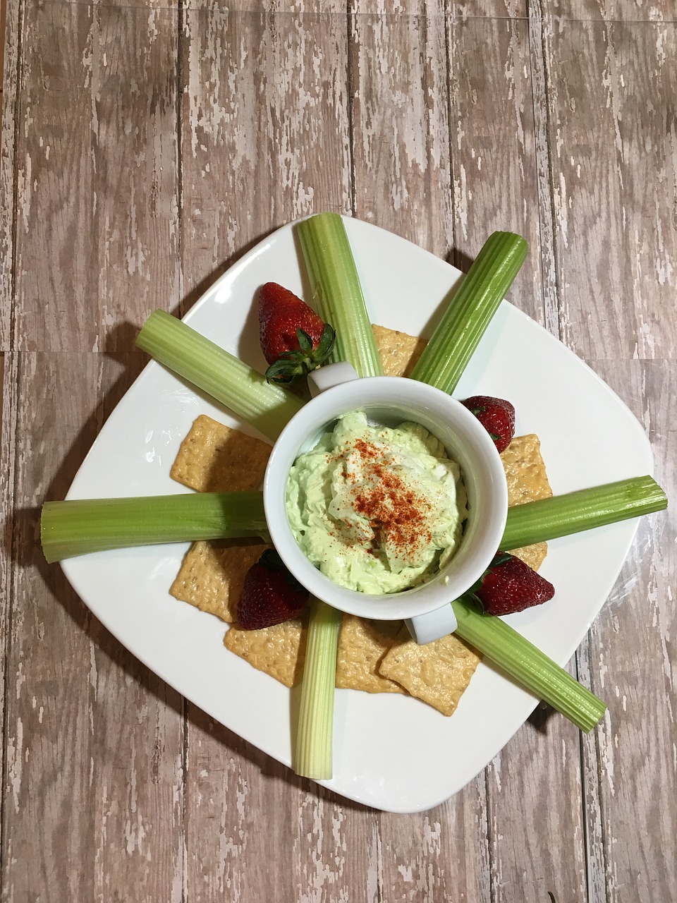 snack celery hummus free photo