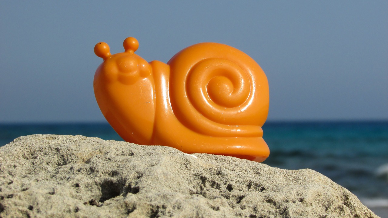 snail toy plastic free photo