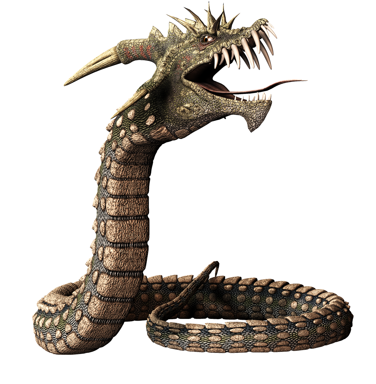 snake dragon head free photo