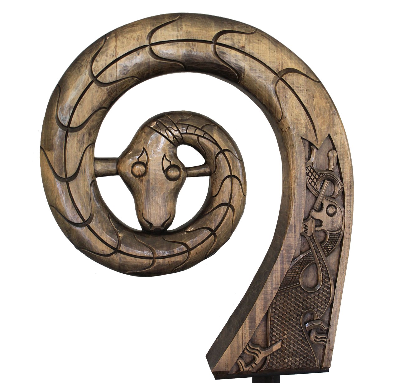 snake wood viking free photo