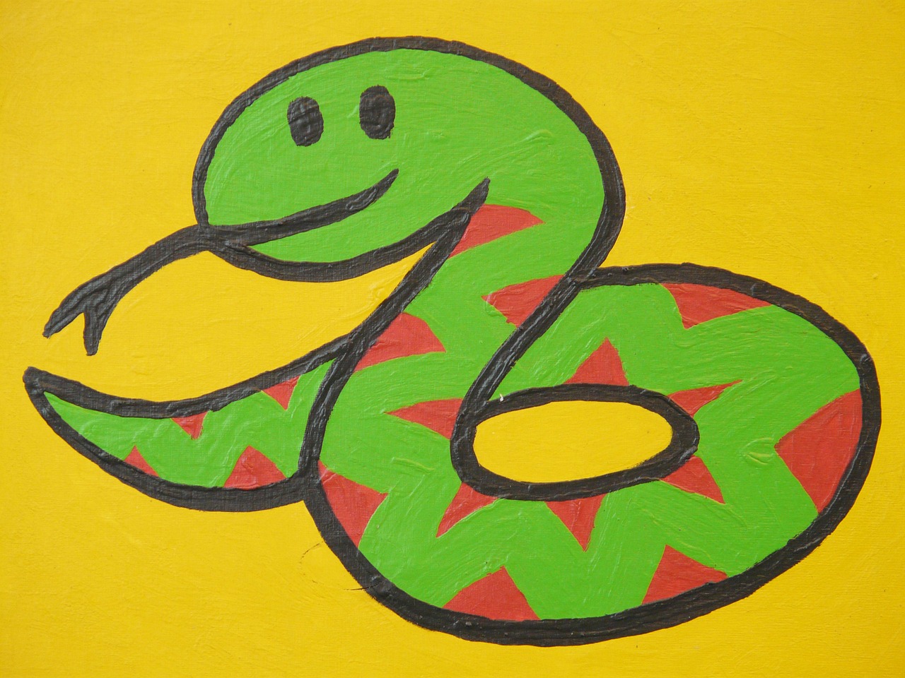 snake cartoon character drawing free photo