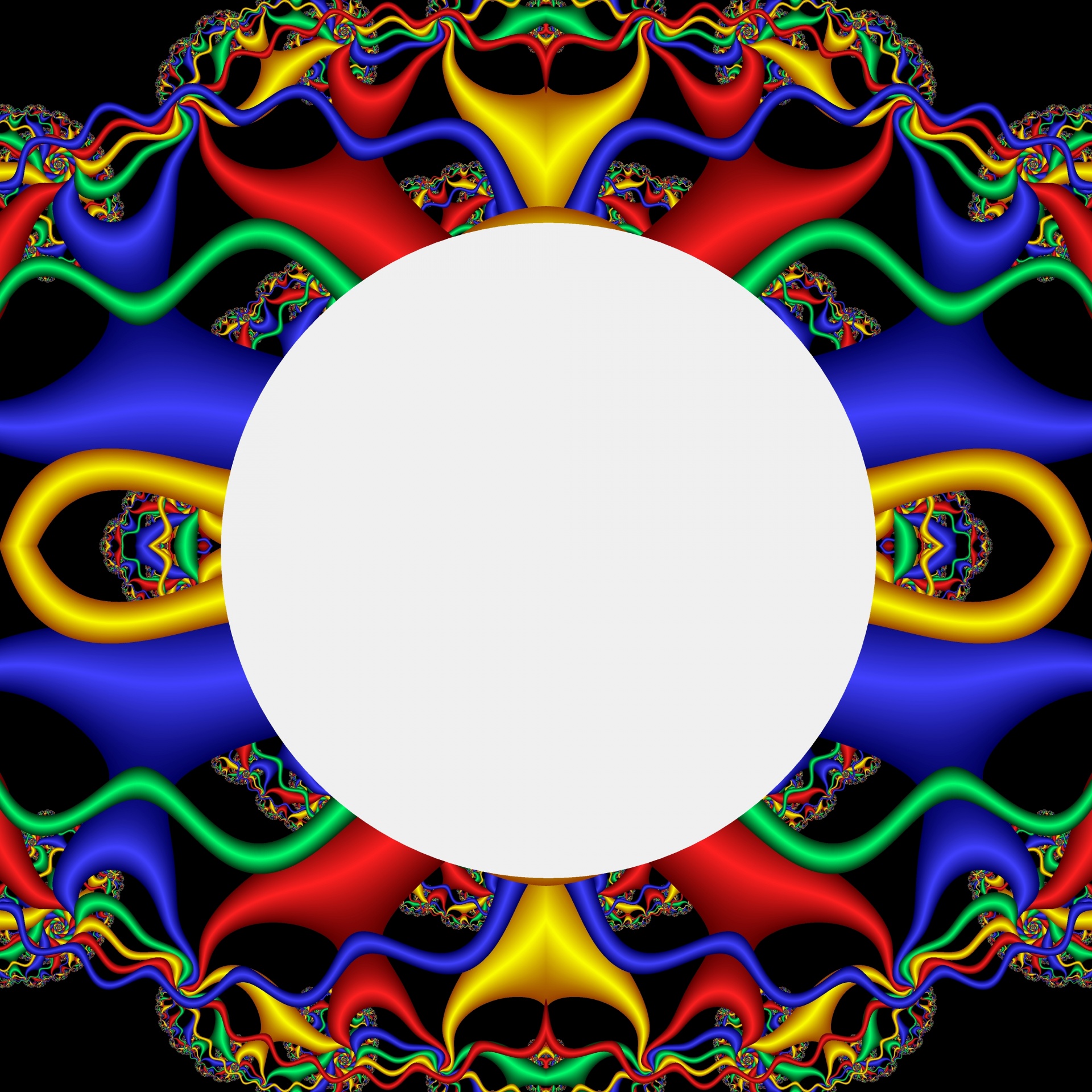 symmetric fractal snake free photo