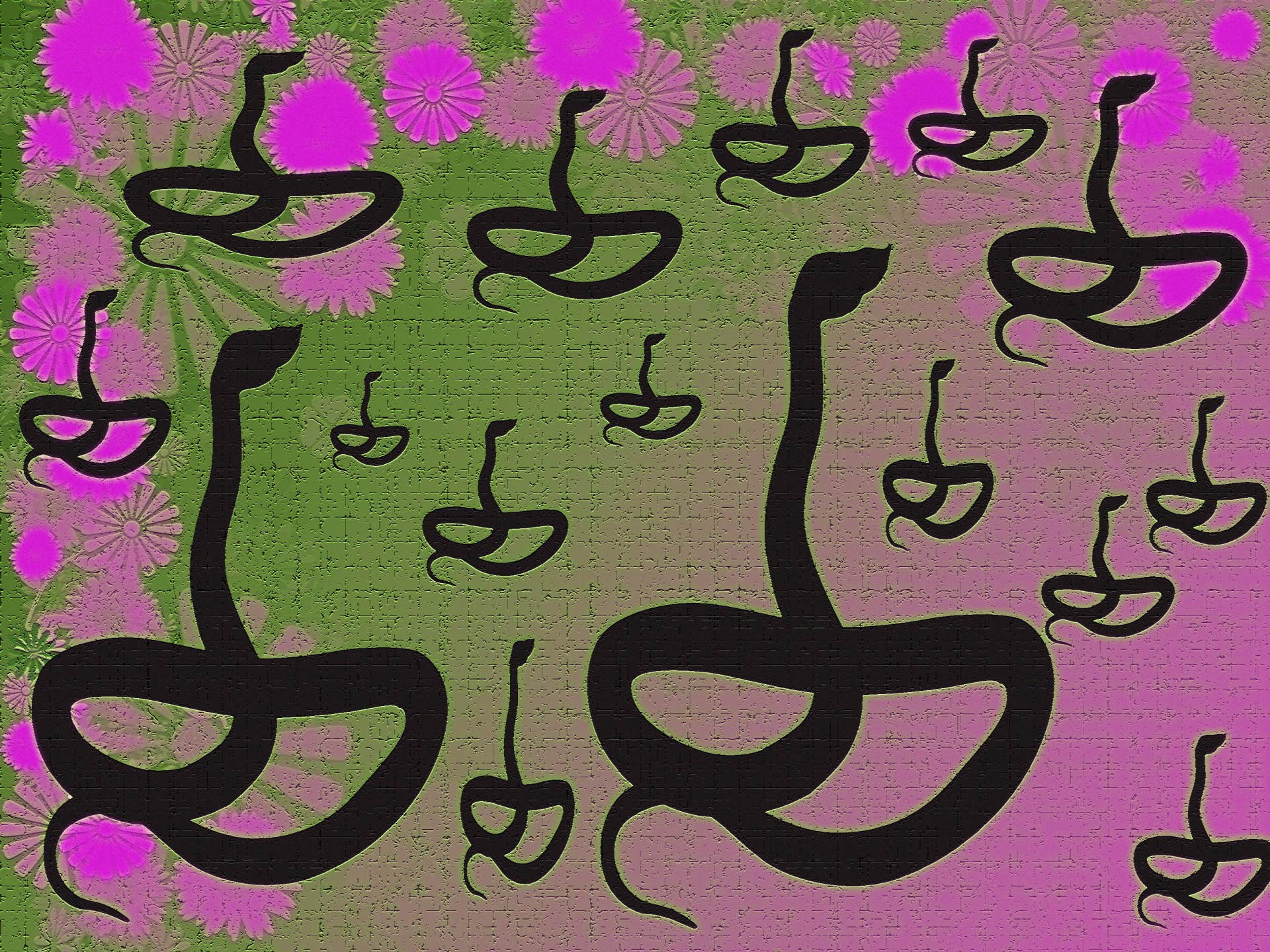 scary snakes background free photo