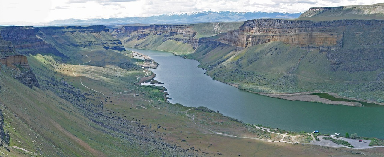 snake river panorama landscape free photo