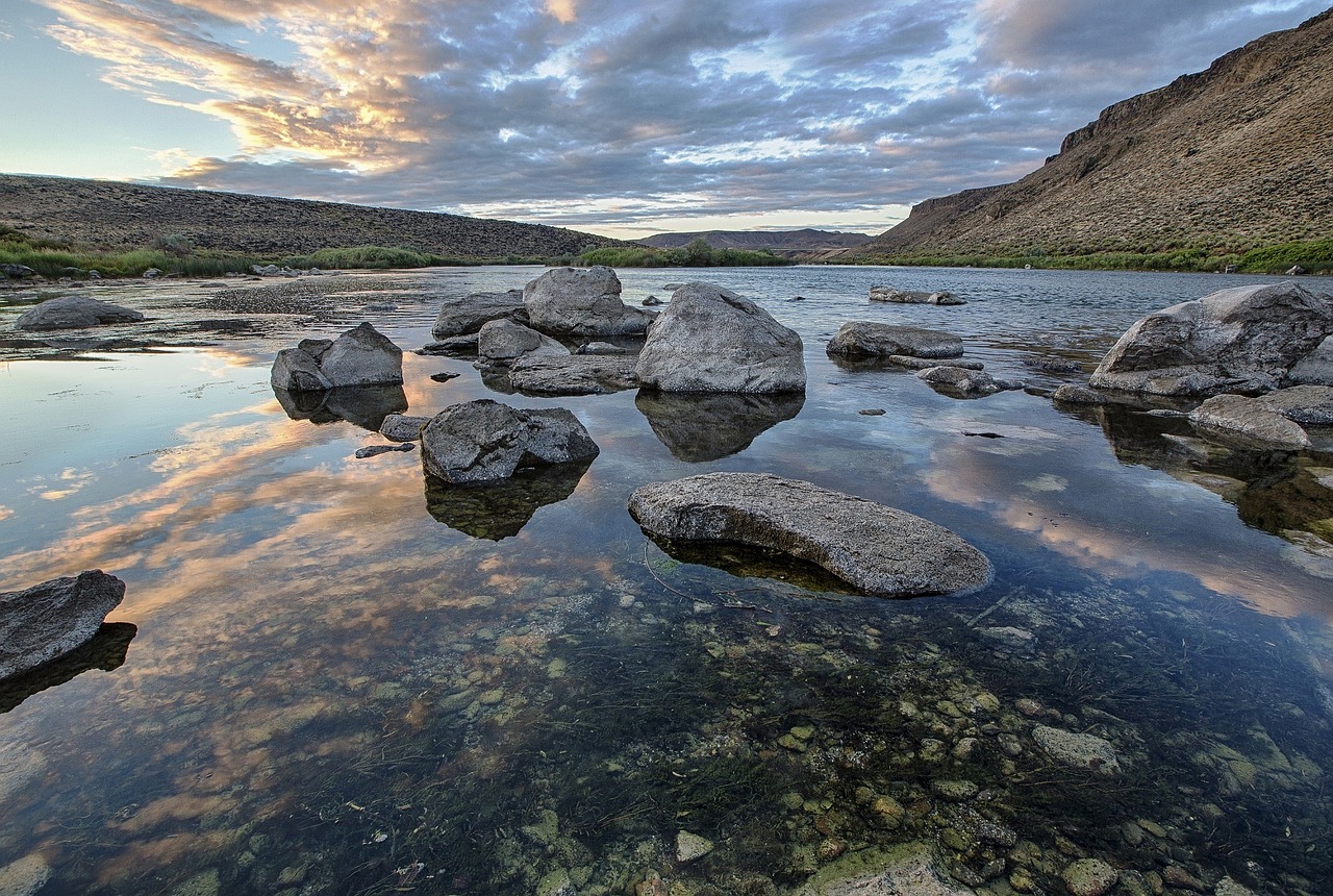 snake river rocks wilderness free photo