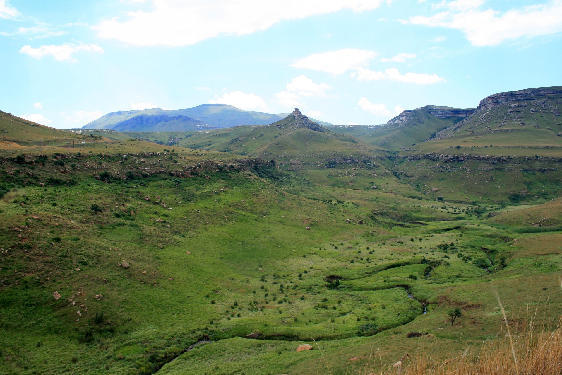 mountains drakensberg golden gate national park free photo