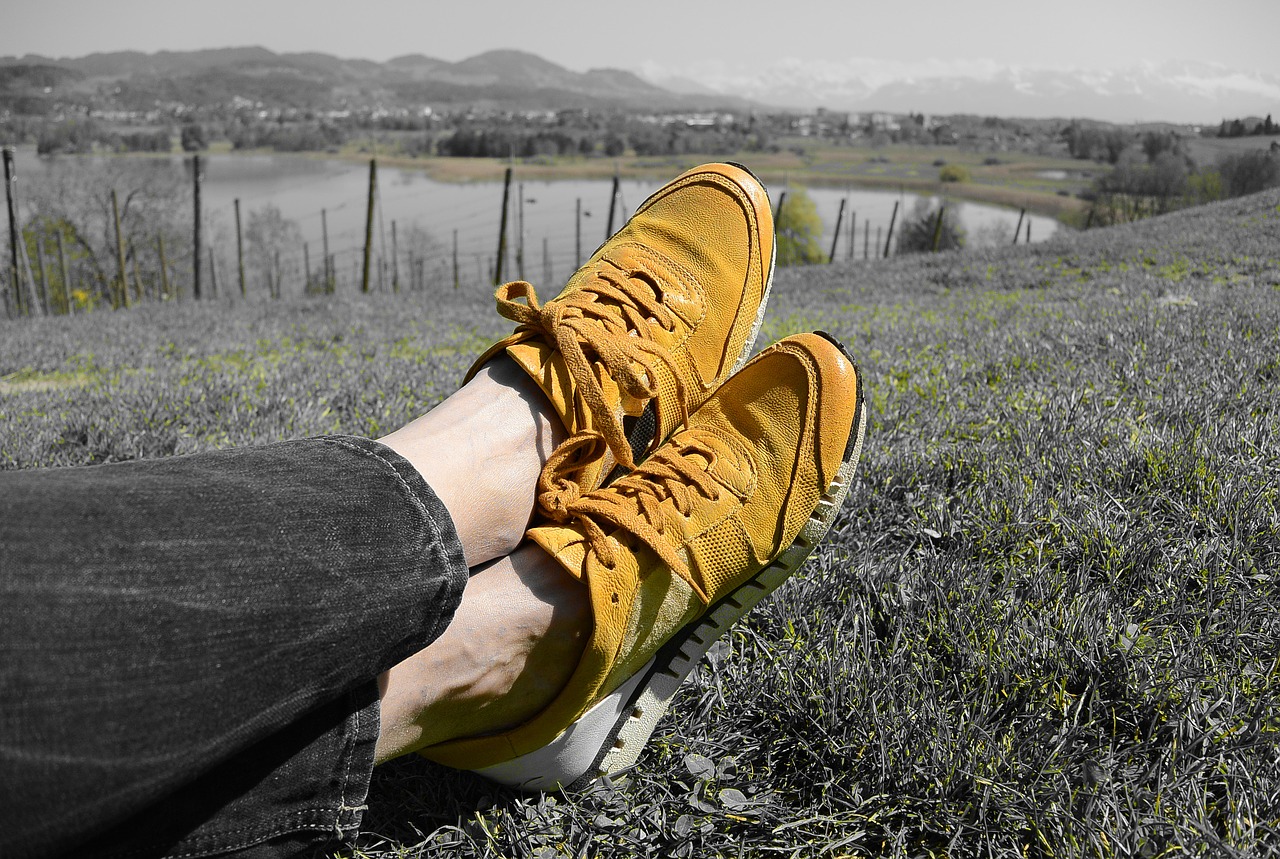 sneakers relaxation shoes free photo