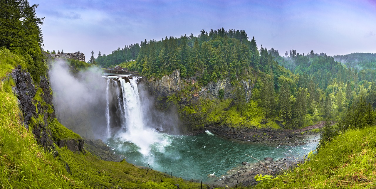 snoqualmie falls waterfalls free photo