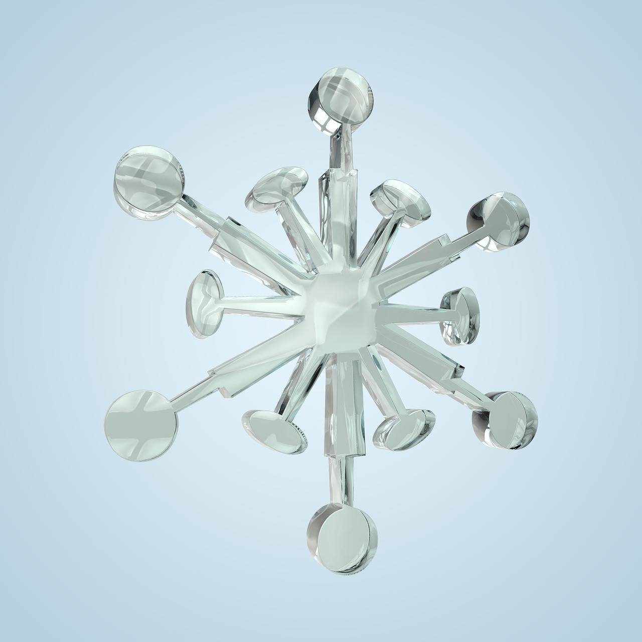 snow snowflake flake free photo