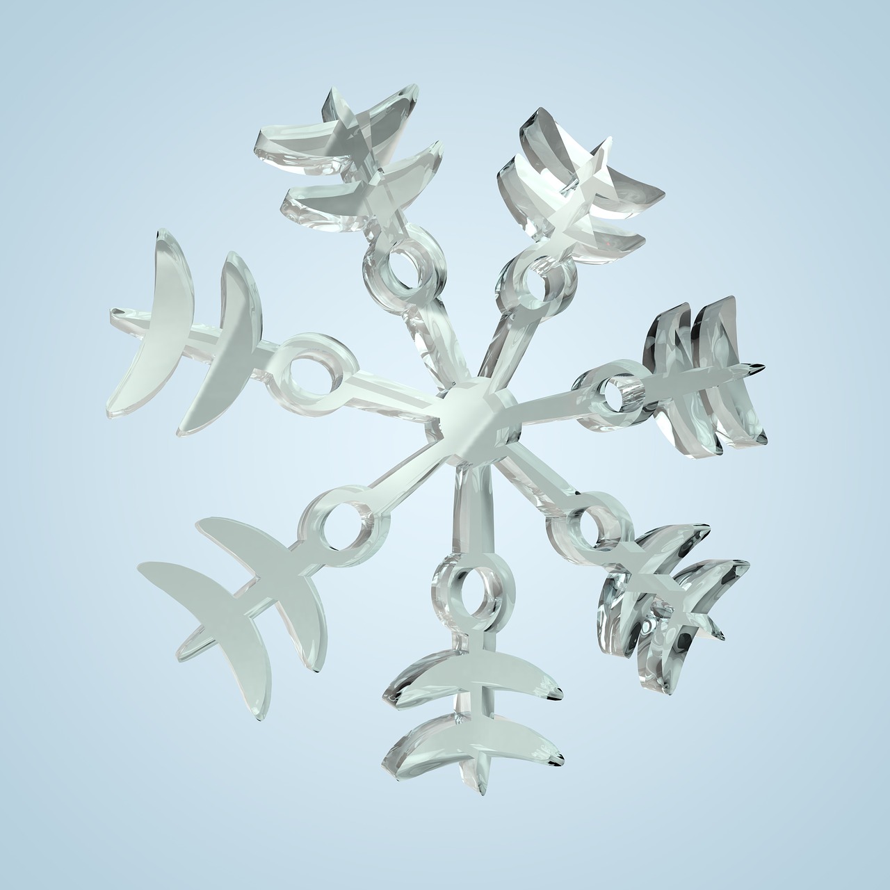 snow snowflake flake free photo