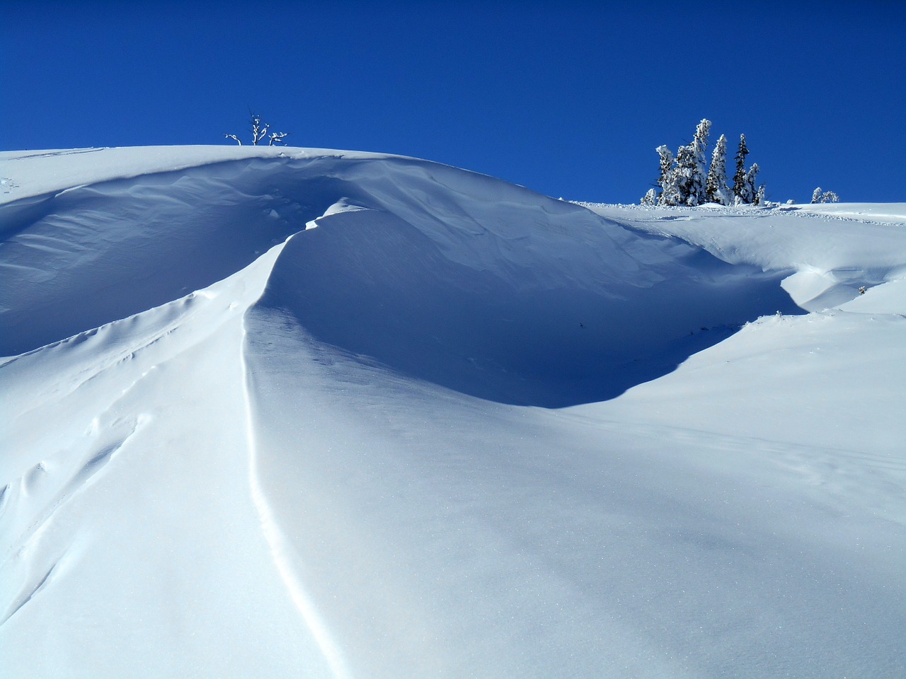 snow mountains winter free photo