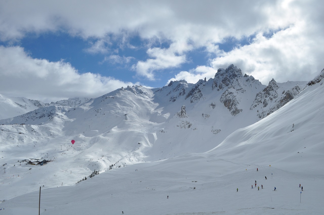 snow alps haute-savoie free photo