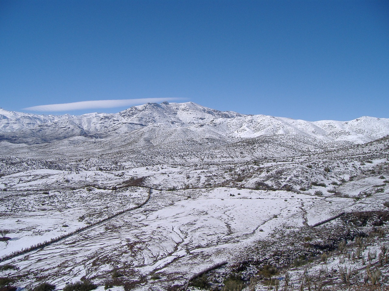 mountain andes chile free photo