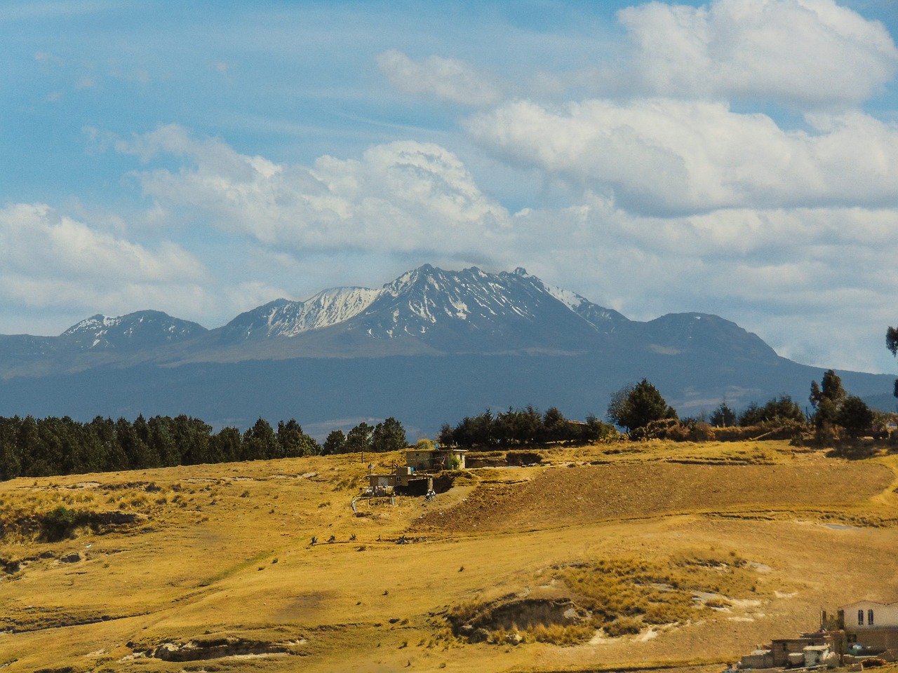 snow landscape volcano free photo