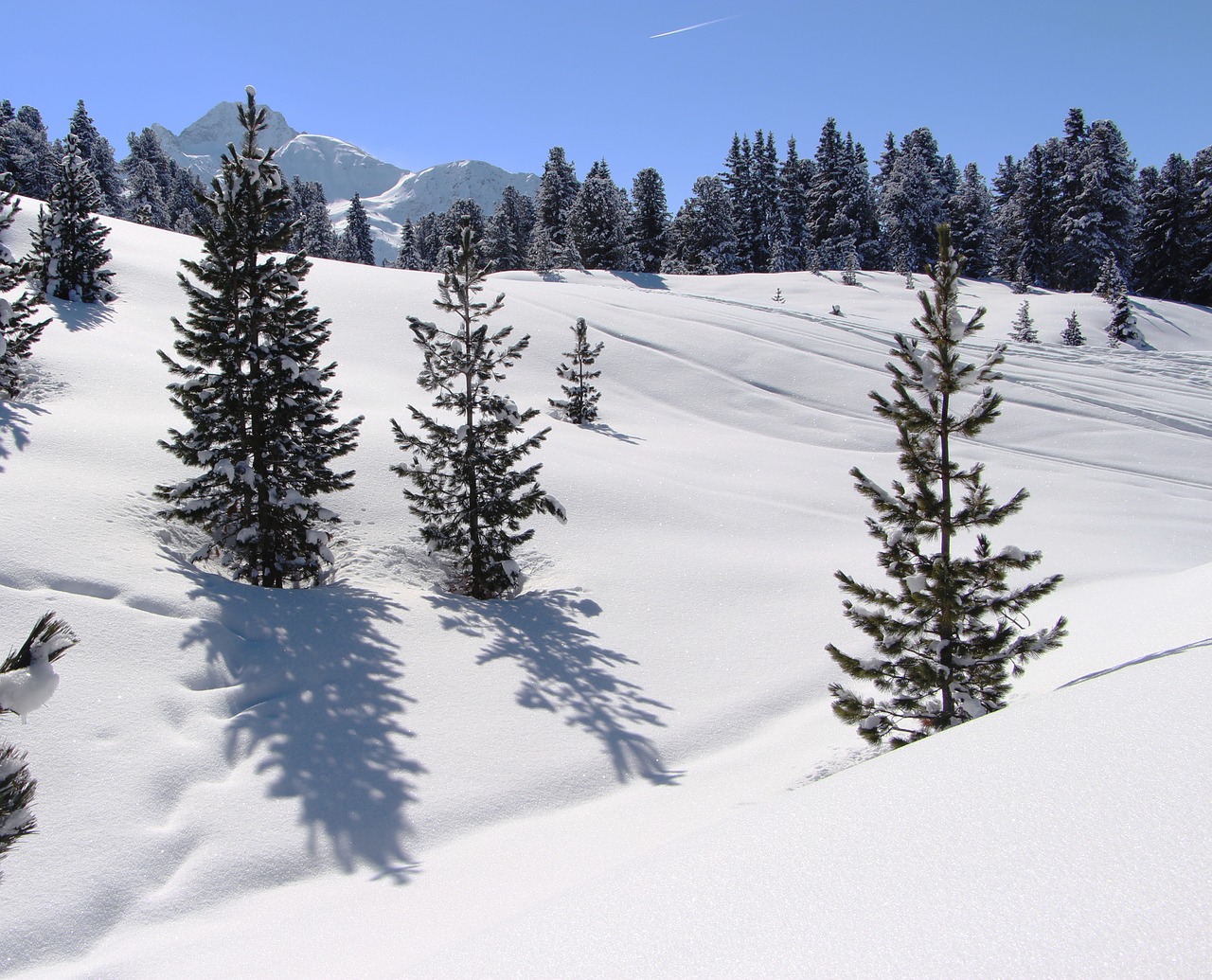 snow mountains alpine free photo