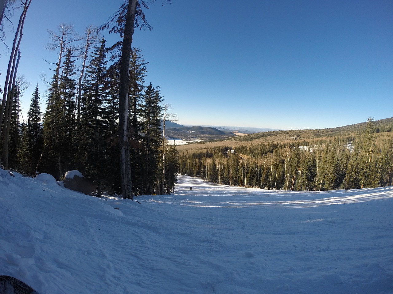 snow mountains winter free photo