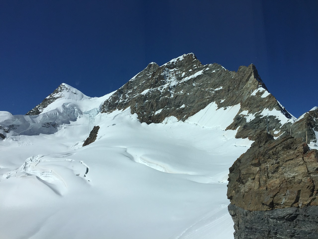 snow mountains alps free photo