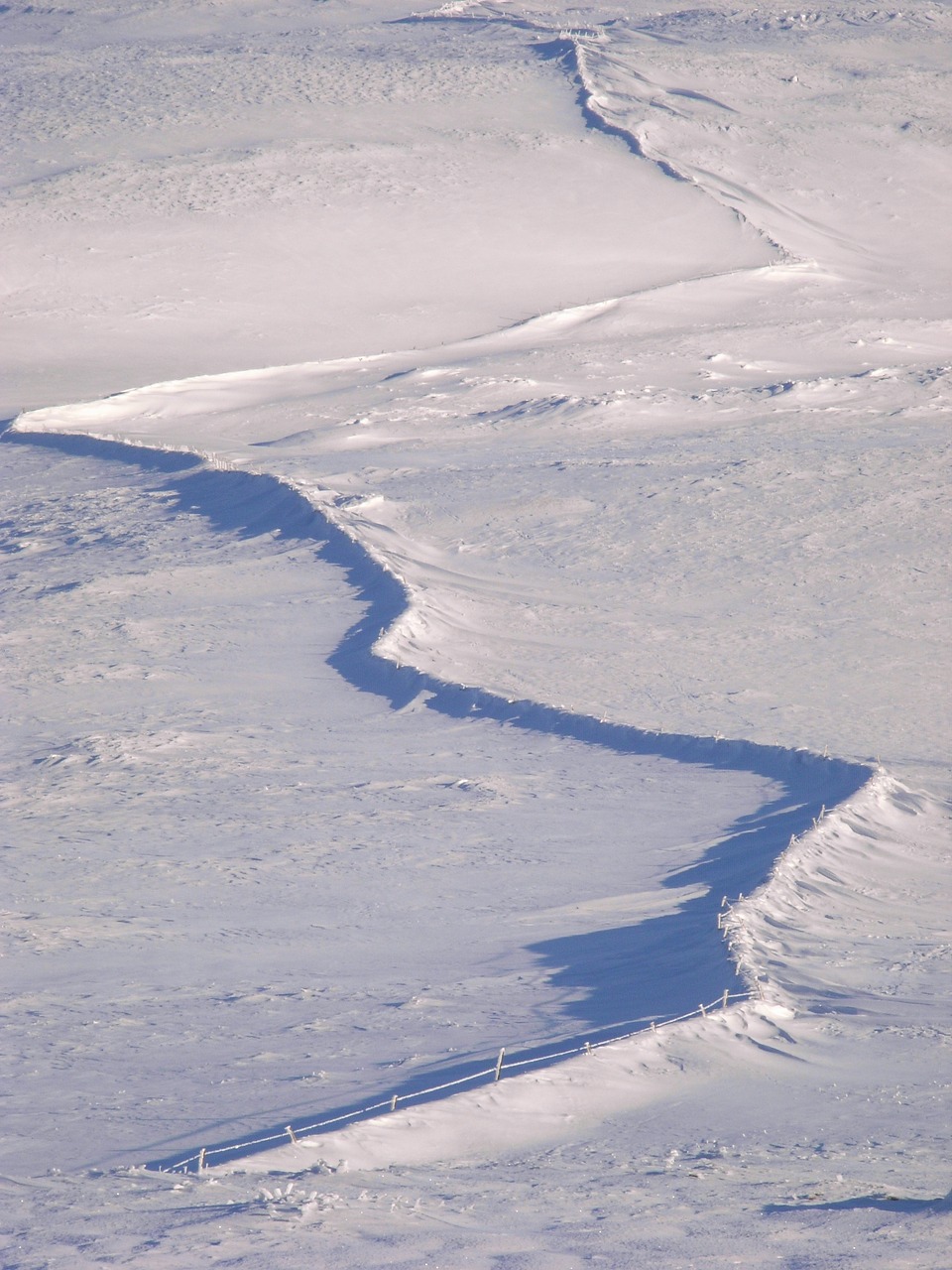 snow wall winter free photo