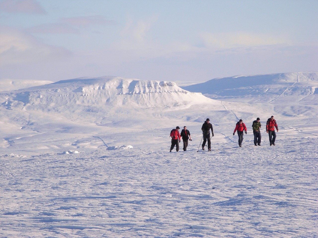 snow mountains people free photo