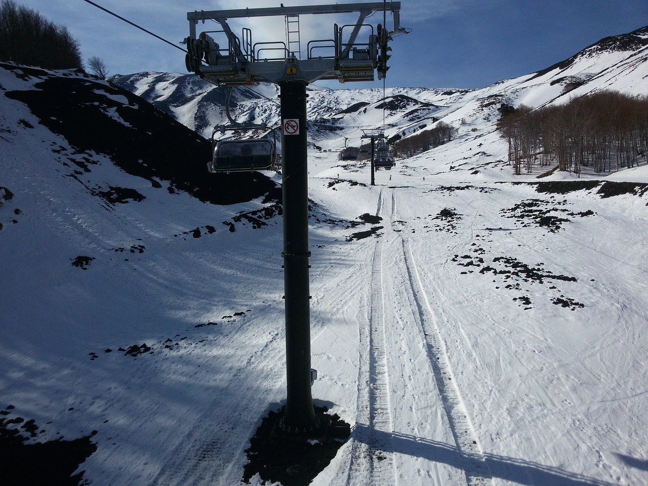 snow sci chairlift free photo