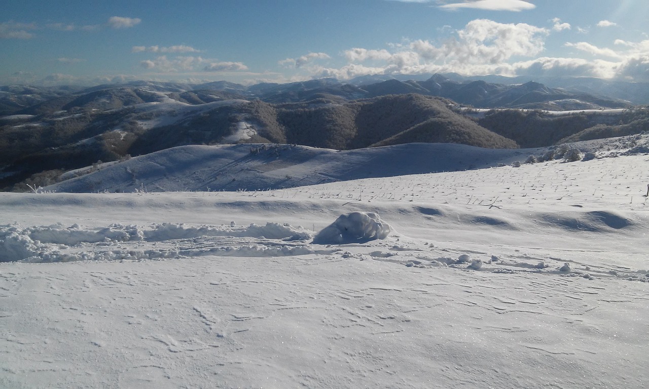 snow winter mountain free photo