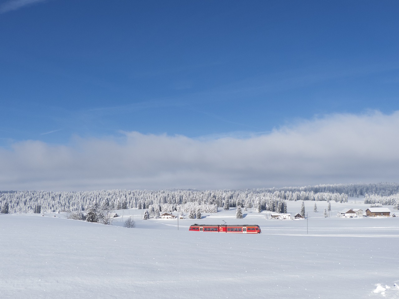 snow landscape switzerland free photo