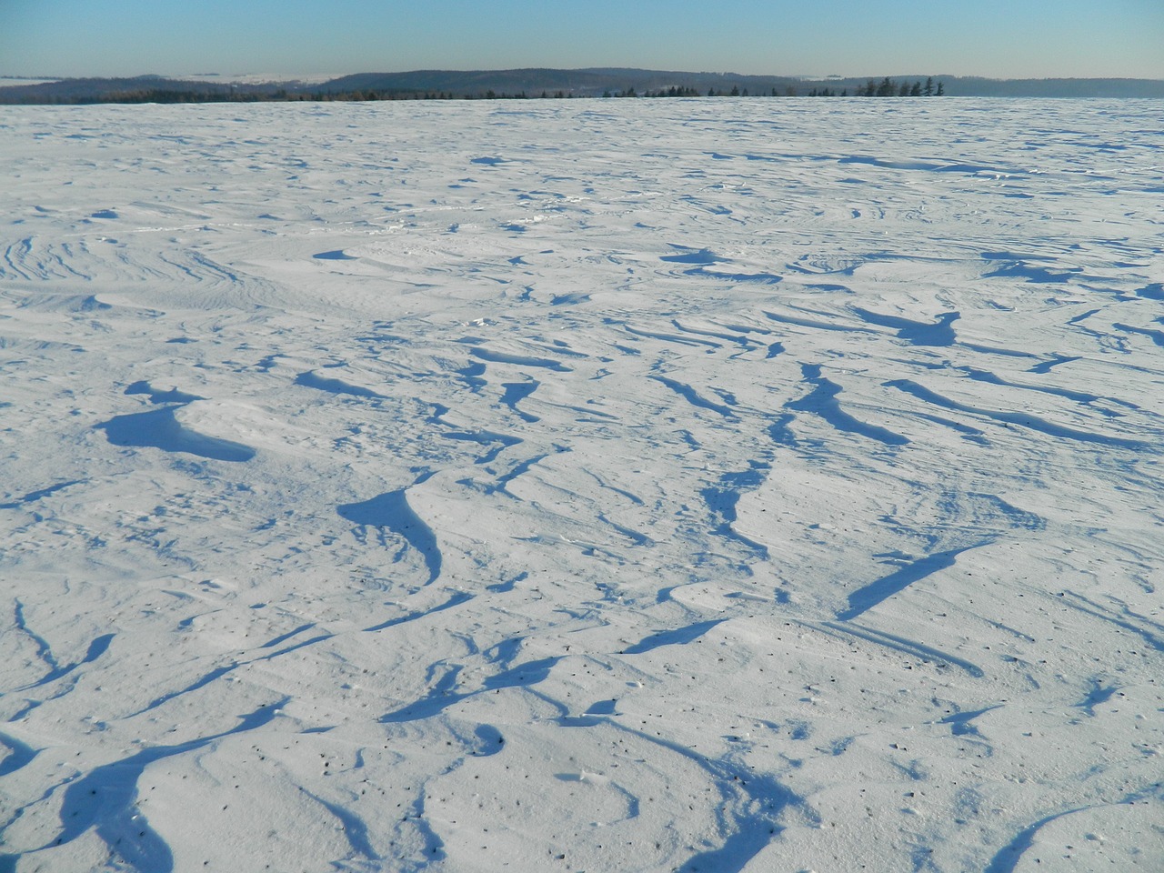 snow dunes dune free photo