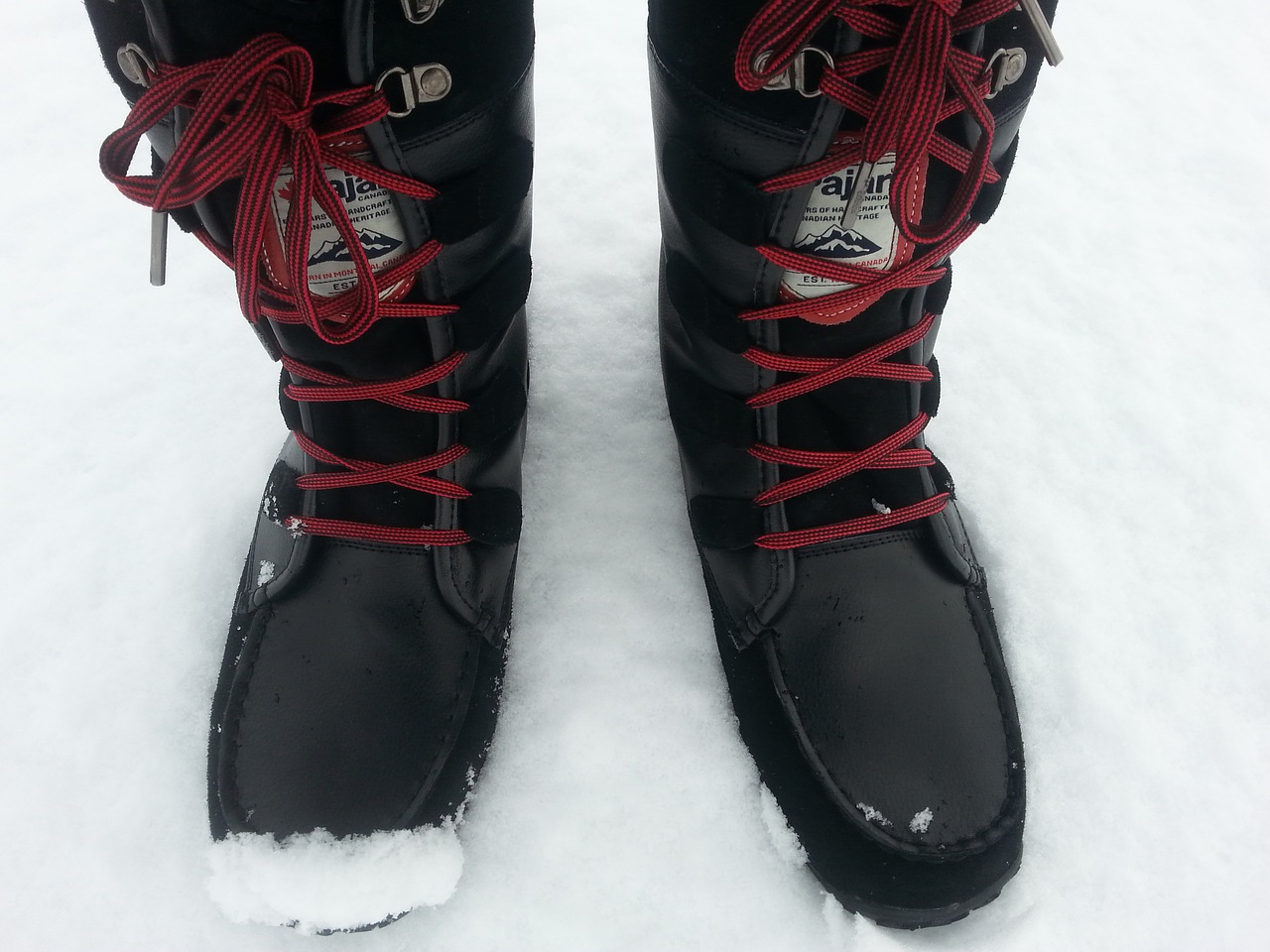 snow boots feet free photo