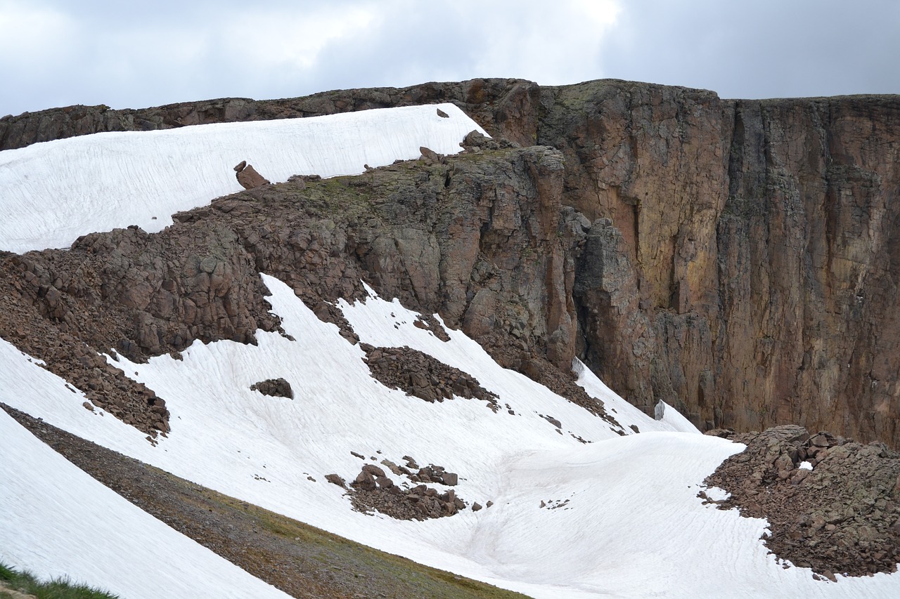 snow mountain white cap free photo