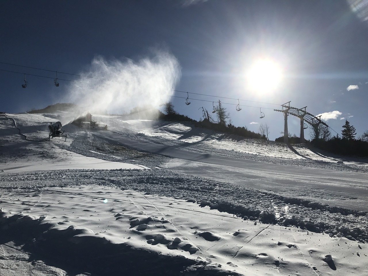 snow slope alpine free photo