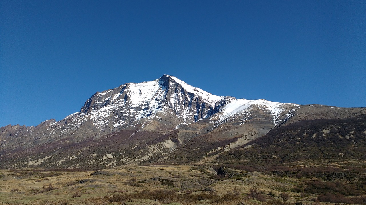 snow mountain sky free photo