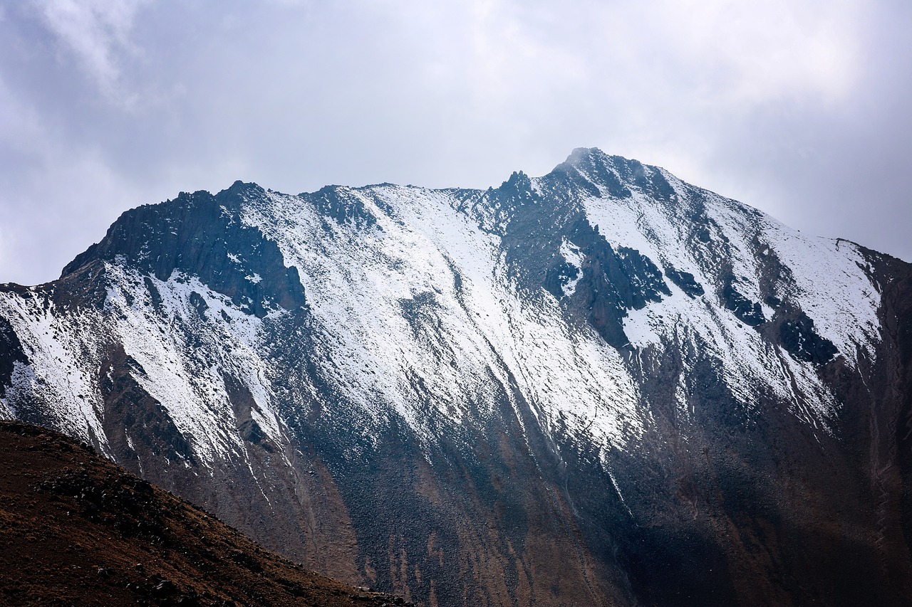 snow mountain mexico free photo