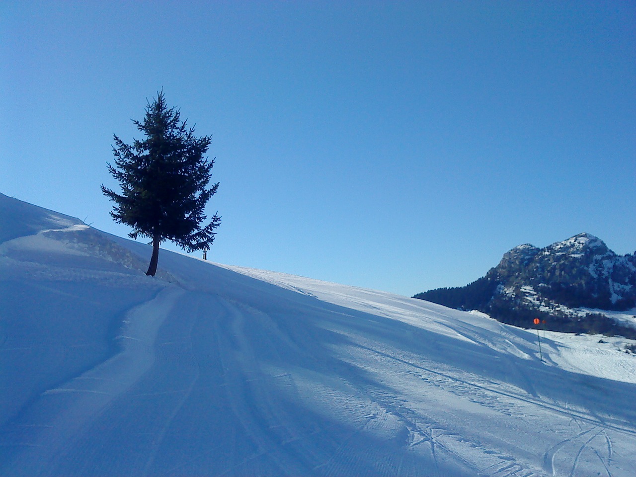 snow ski mountain free photo