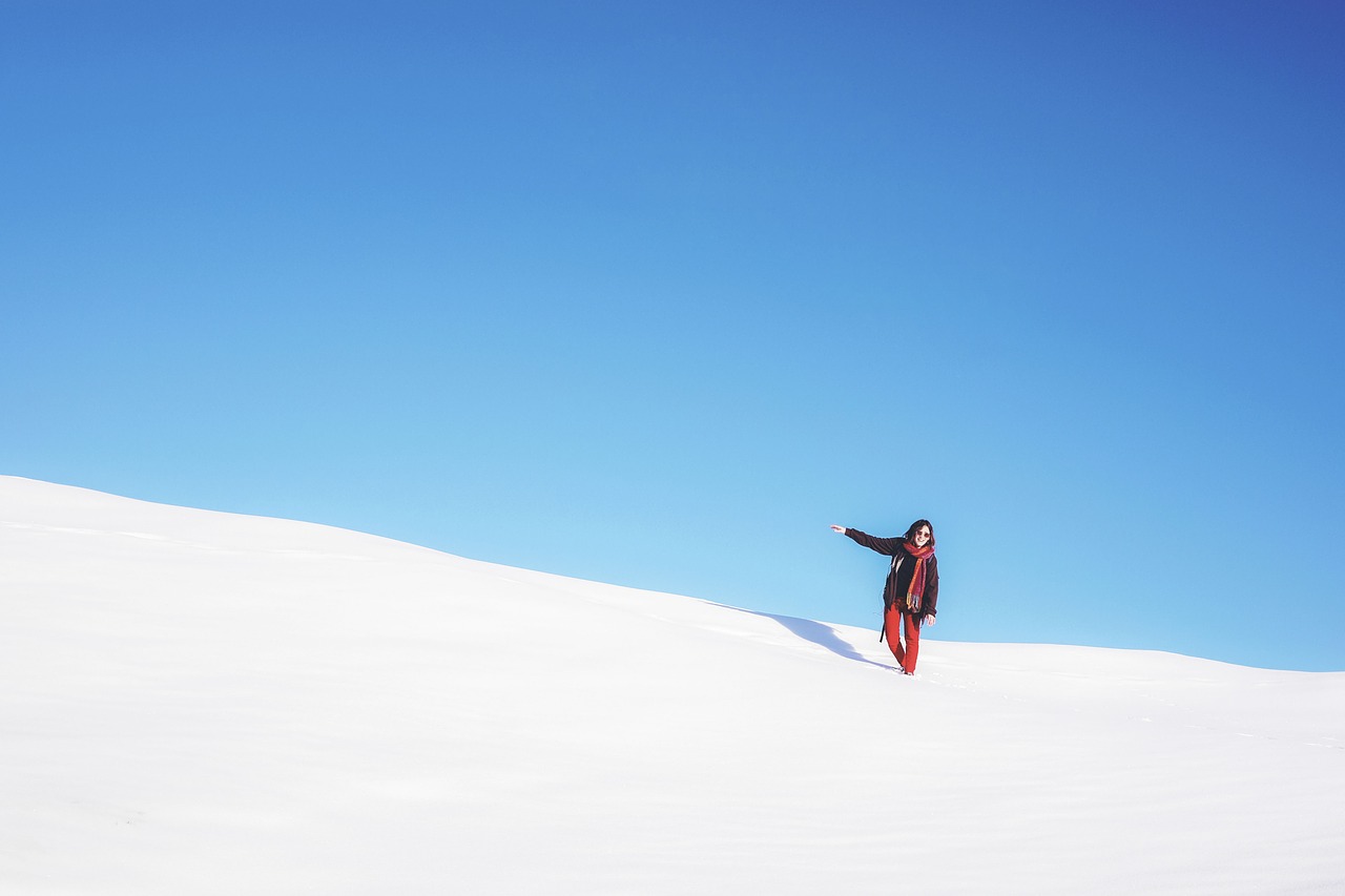 snow winter highland free photo