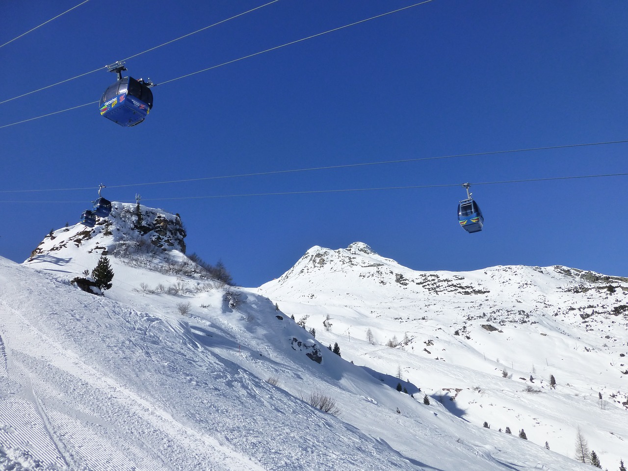 snow ski gondola free photo