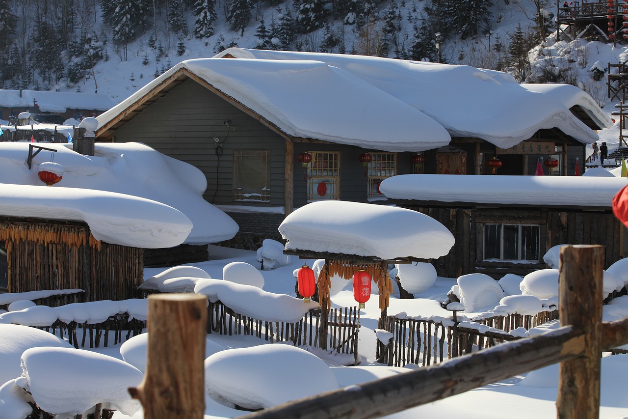 snow home tourism free photo