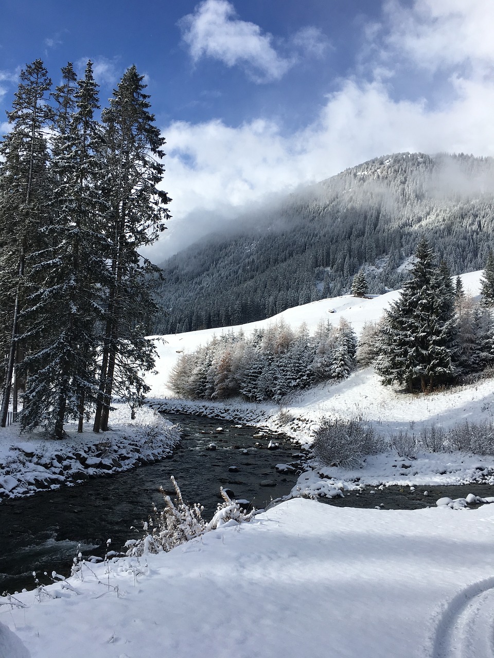 snow mountain tyrol free photo