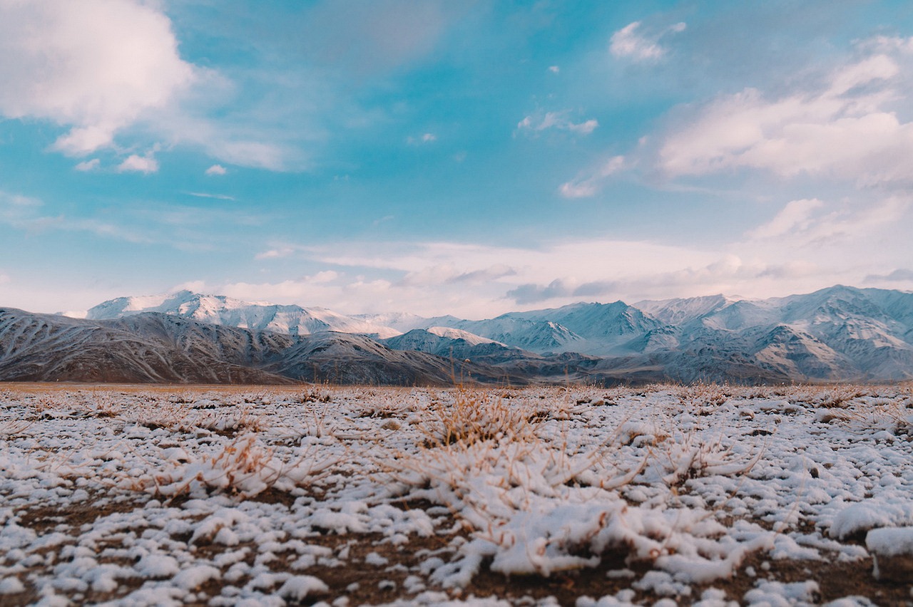 snow sky winter free photo