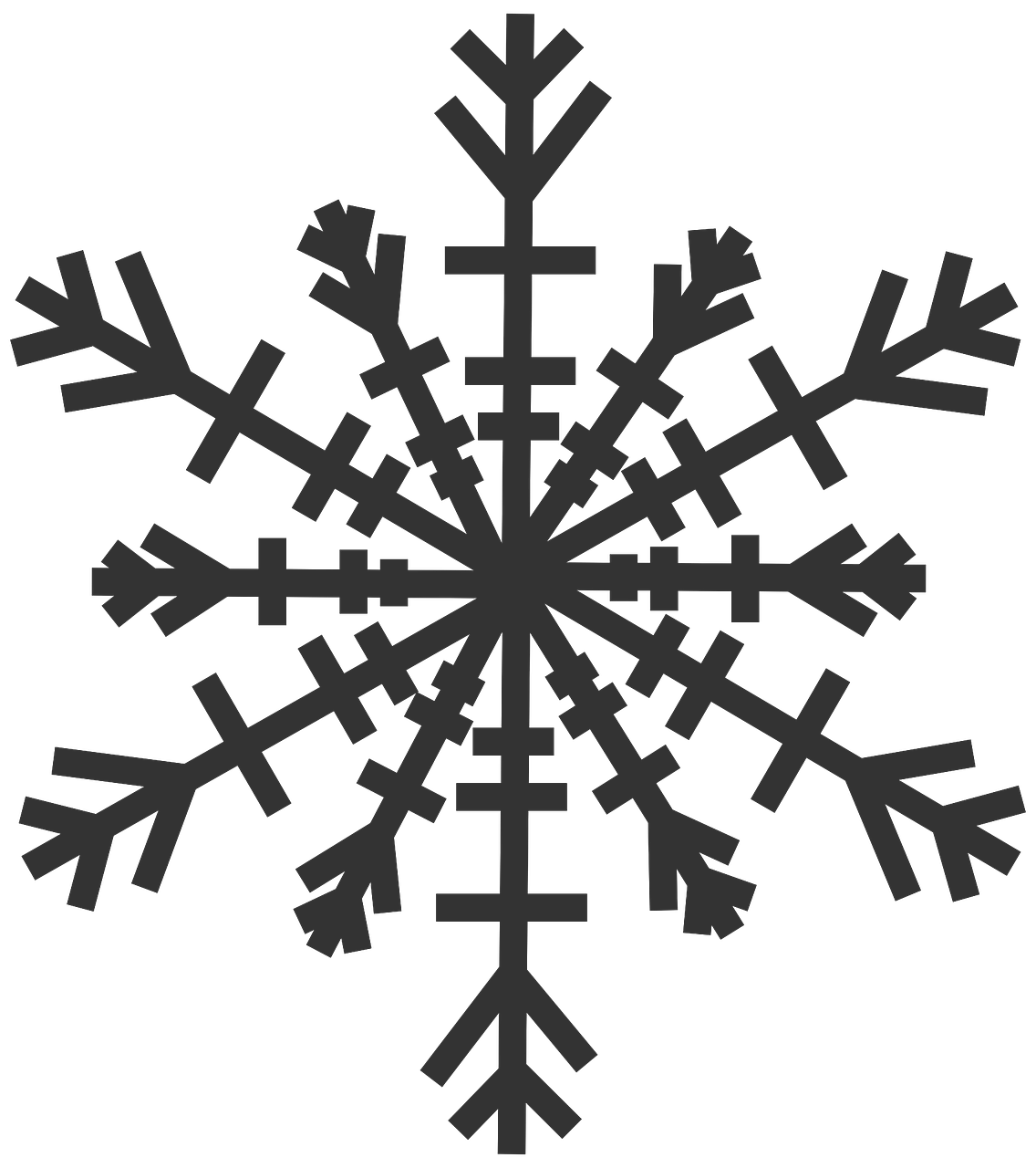 snow flake grey free photo