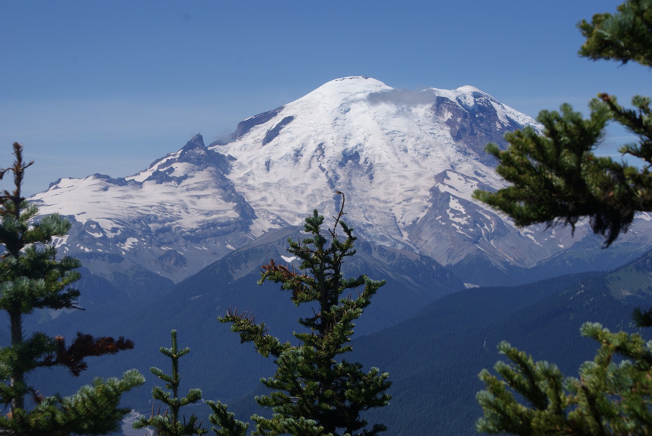 snow mountain nature free photo