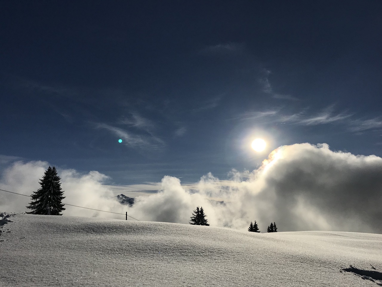 snow landscape winter free photo