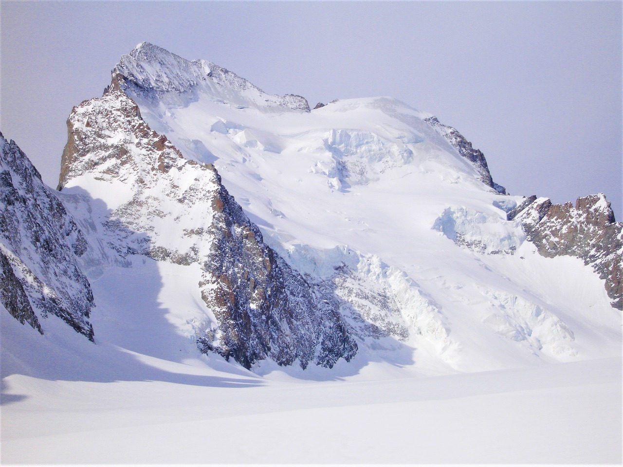 snow mountain winter free photo