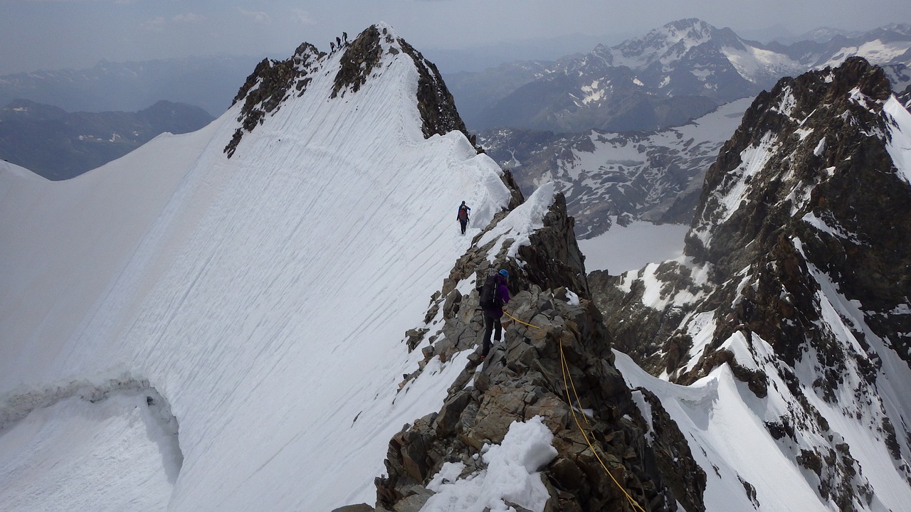 snow mountain winter free photo