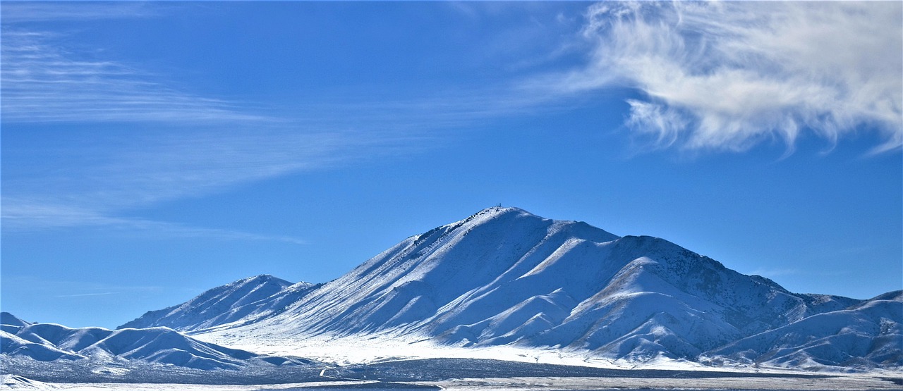 snow nature sky free photo