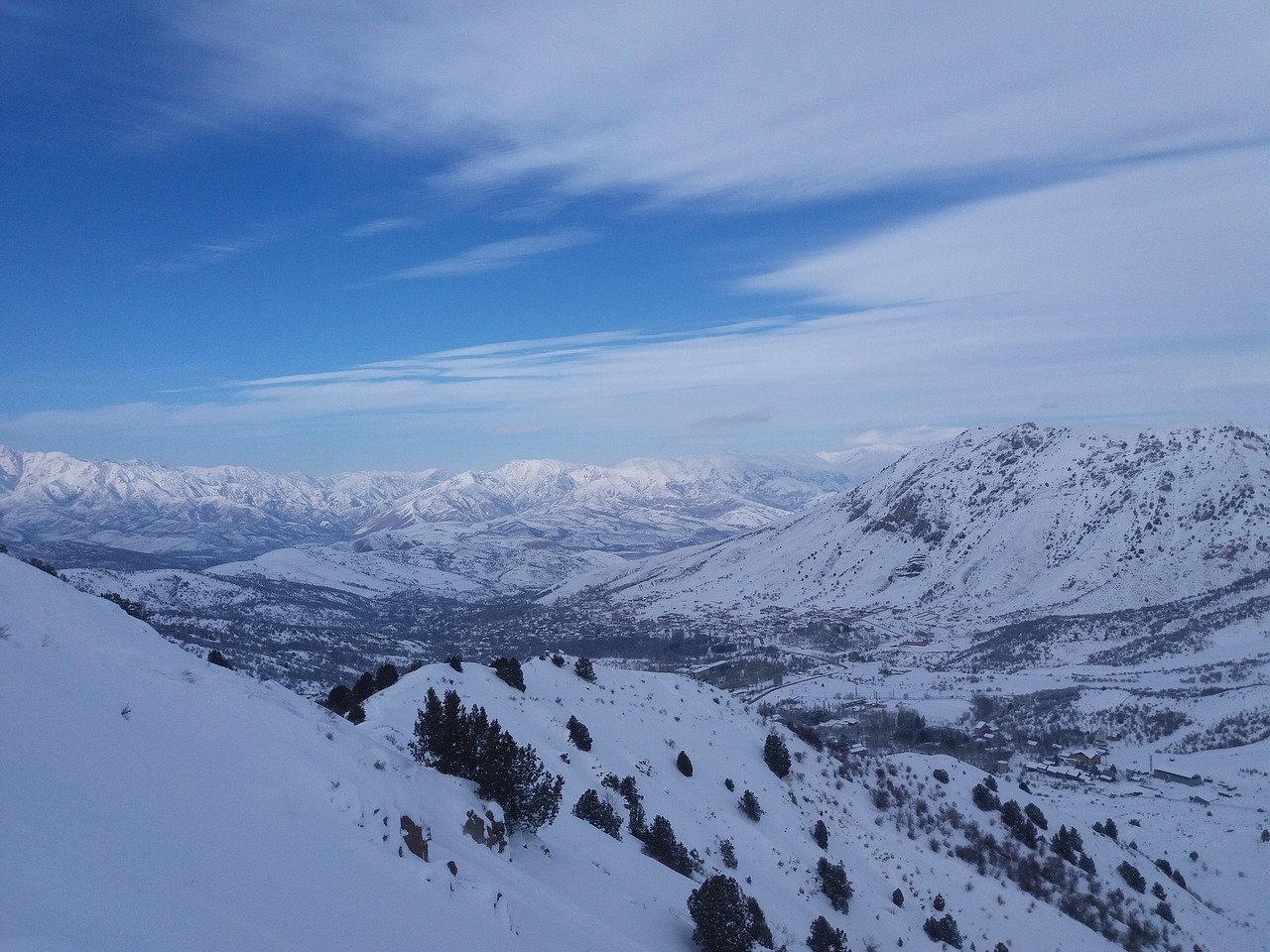 snow winter mountain free photo