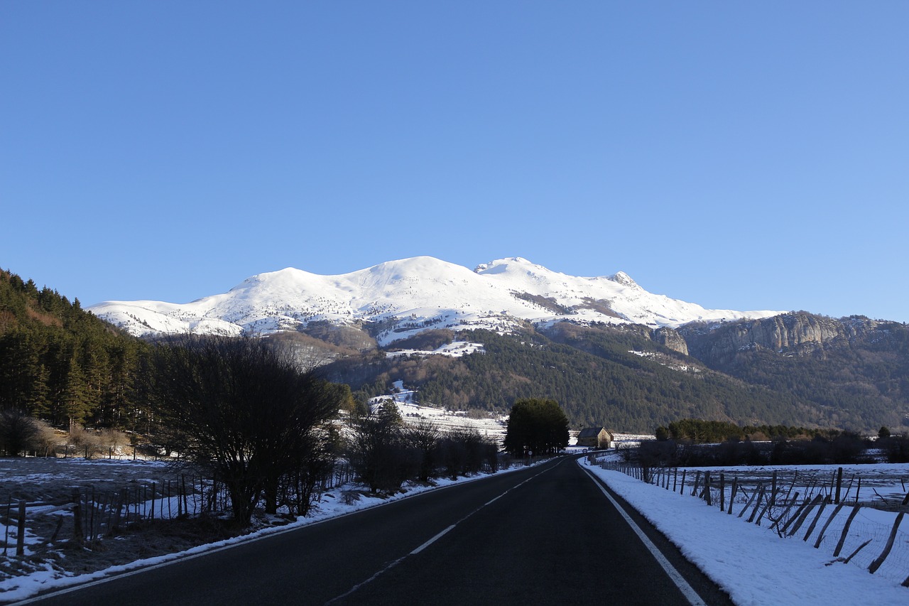 snow mountain nature free photo